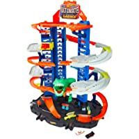 Hot Wheels Ultimate Garage- garaje y pista para coches de juguete (Mattel GJL14)